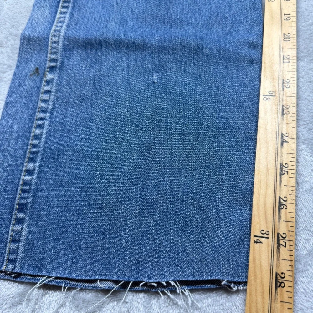 Vintage Wrangler Cowboy Cut Jeans 34x28 Blue Cotton 90s Distressed George Strait